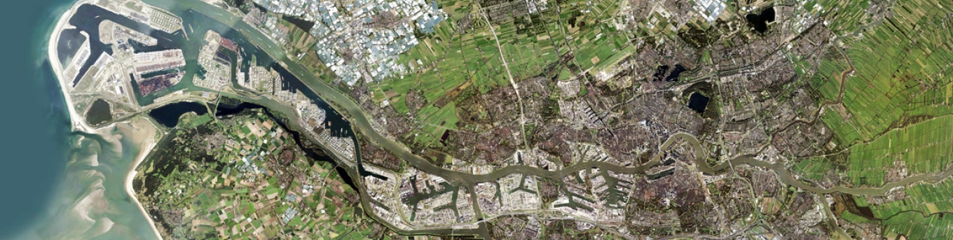 Bovenaanzicht metropoolregio