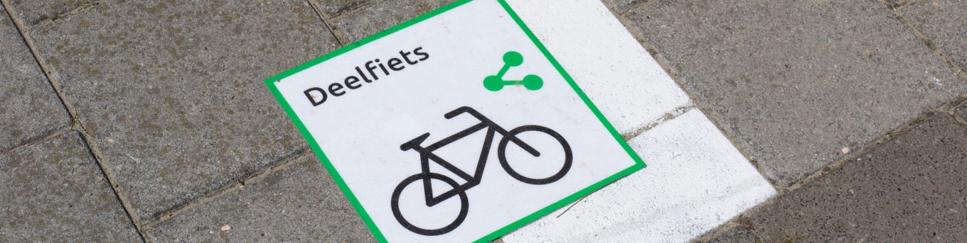 Deelfiets parkeerplaats