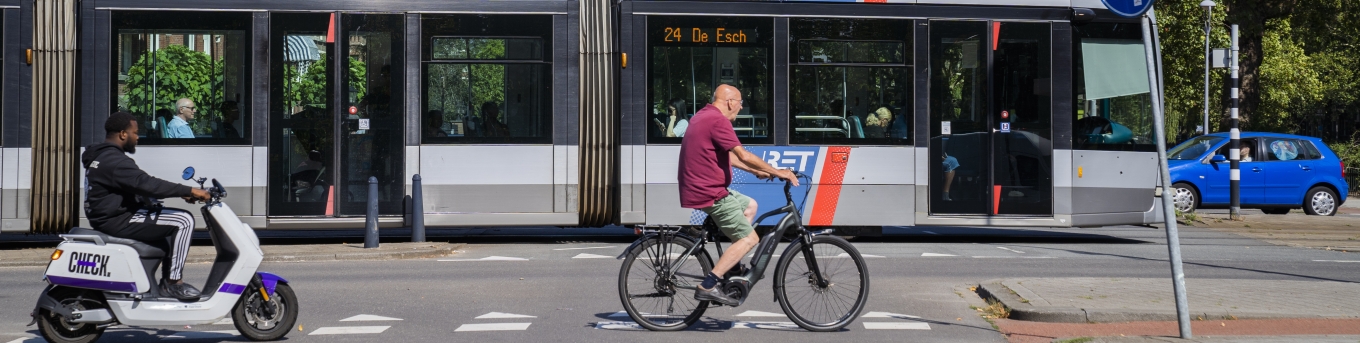 verkeer diverse mobiliteitsvormen