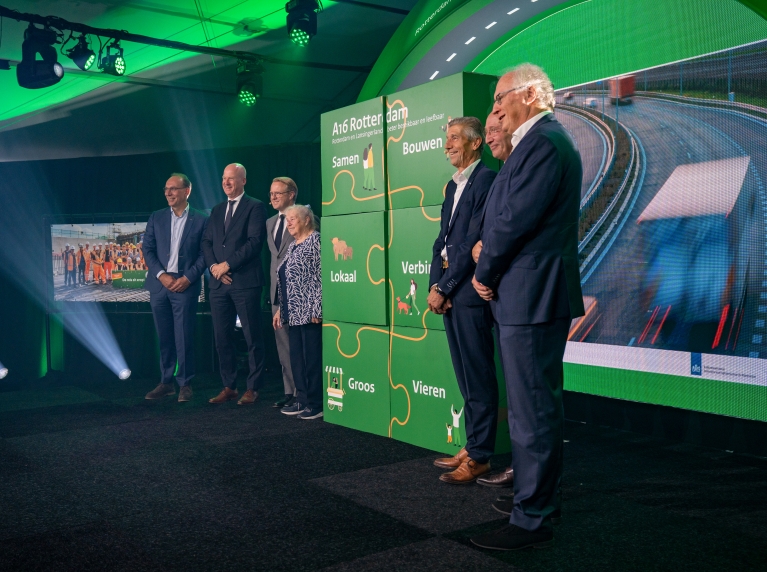 Symbolische opening A16 Rotterdam