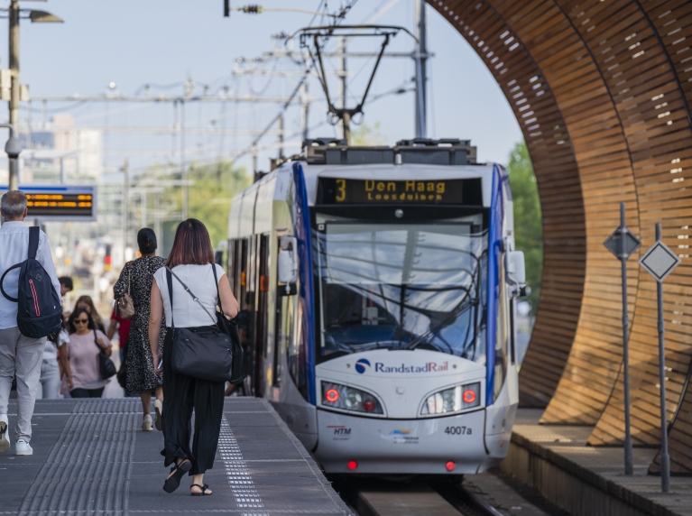 Tram op station Leidscheveen