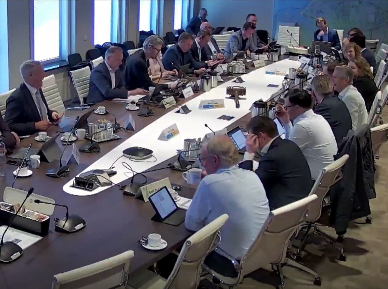 Live streaming van openbare vergadering MRDH bestuurders