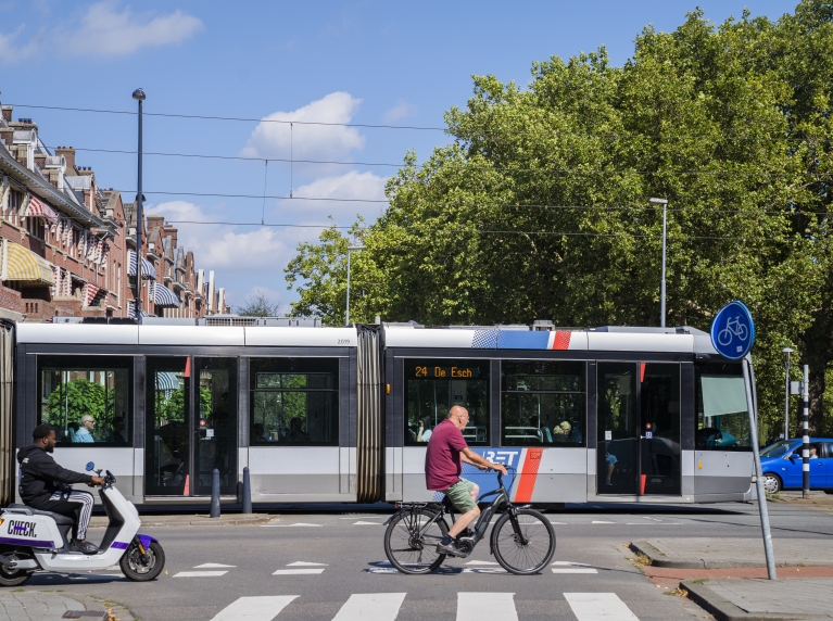 verkeer diverse mobiliteitsvormen